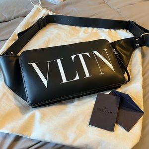 Valentino VLTN leather belt bag
